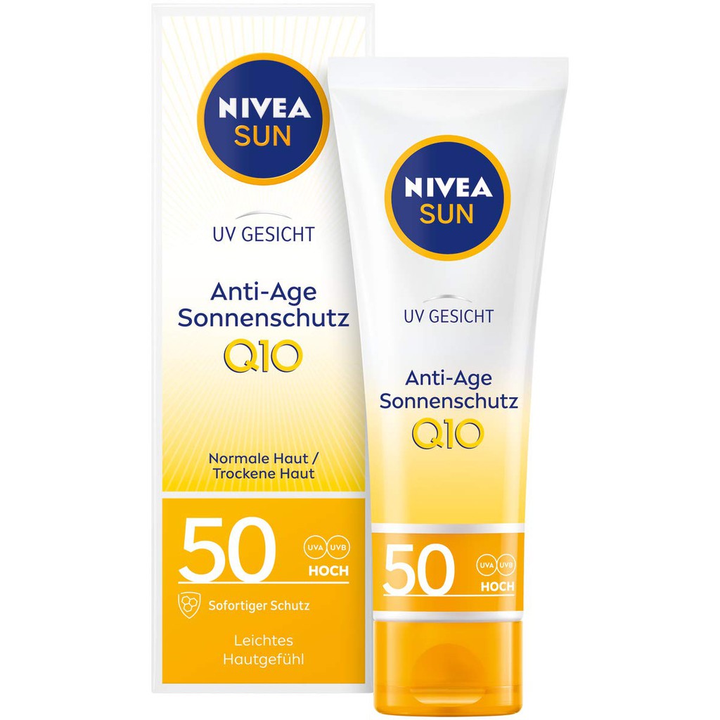 Kem chống nắng chống lão hóa Nivea Sun Q10 (Bill Đức)