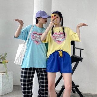 Áo phông rộng, áo thun unisex in chữ get in loser 5795