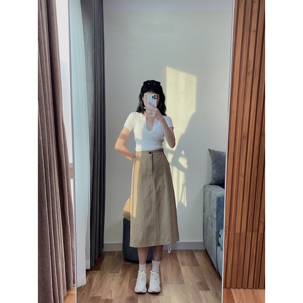 Áo len cổ V 359