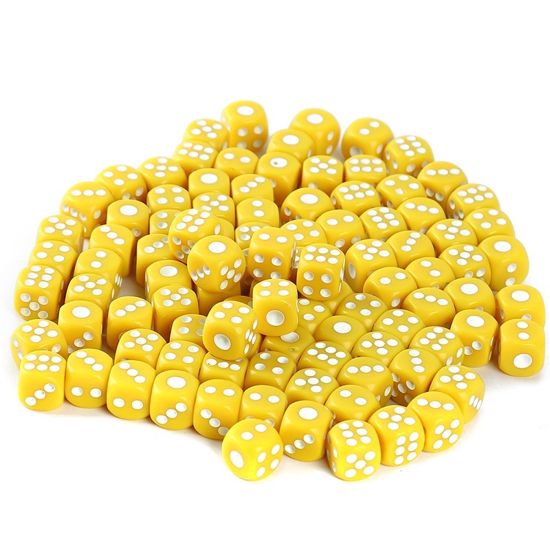 Bộ 100 viên xúc xắc nhiều màu tùy chọn