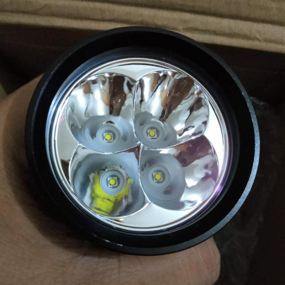 Đèn Trợ sáng L4x Xml2 kính tím, sáng gom