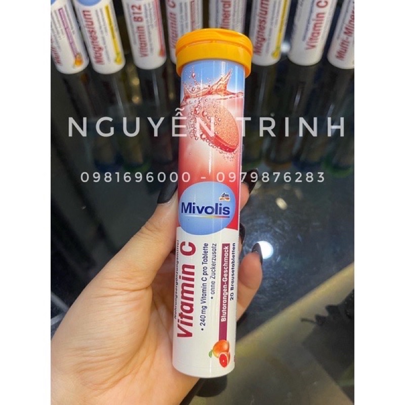 Viên Sủi Mivolis Đức, Tăng đề kháng, hỗ Trợ hệ Miễn Dịch, Viên Uống C