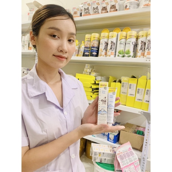 Gel gimcat kitten paste cho mèo con từ 6 tuần tuổi 50g nhập đức