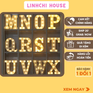 Chữ Led chạy pin 💖𝑭𝑹𝑬𝑬𝑺𝑯𝑰𝑷💖 chữ Led cao 22cm- Linh chi House