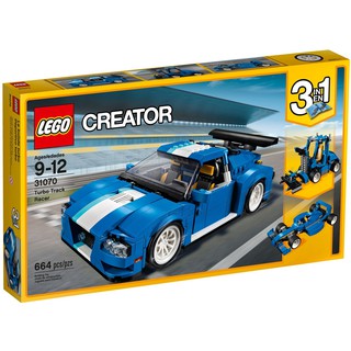 Đồ chơi mô hình Lego Creator - Xe đua tốc độ xanh 31070 (664 chi tiết)