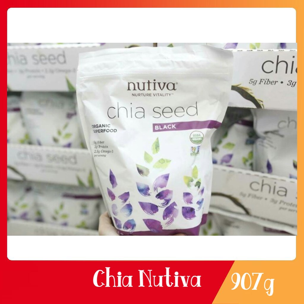 Hạt Chia Mỹ Nutiva 907gr hàng chuẩn