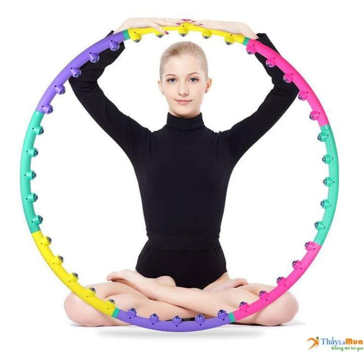 Vòng Lắc Eo Massage Hula Hoop Giảm Mỡ Eo Thon Cho Vòng Eo Con Kiến