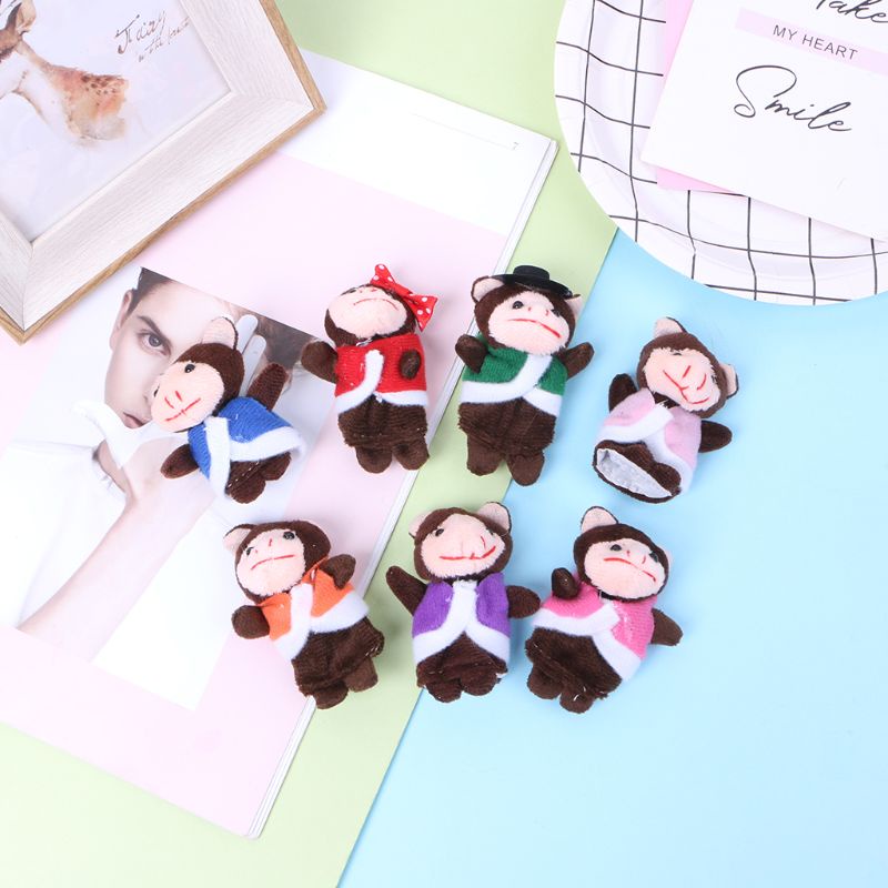 Rối Ngón Tay Hình Khỉ Dễ Thương Cho Bé