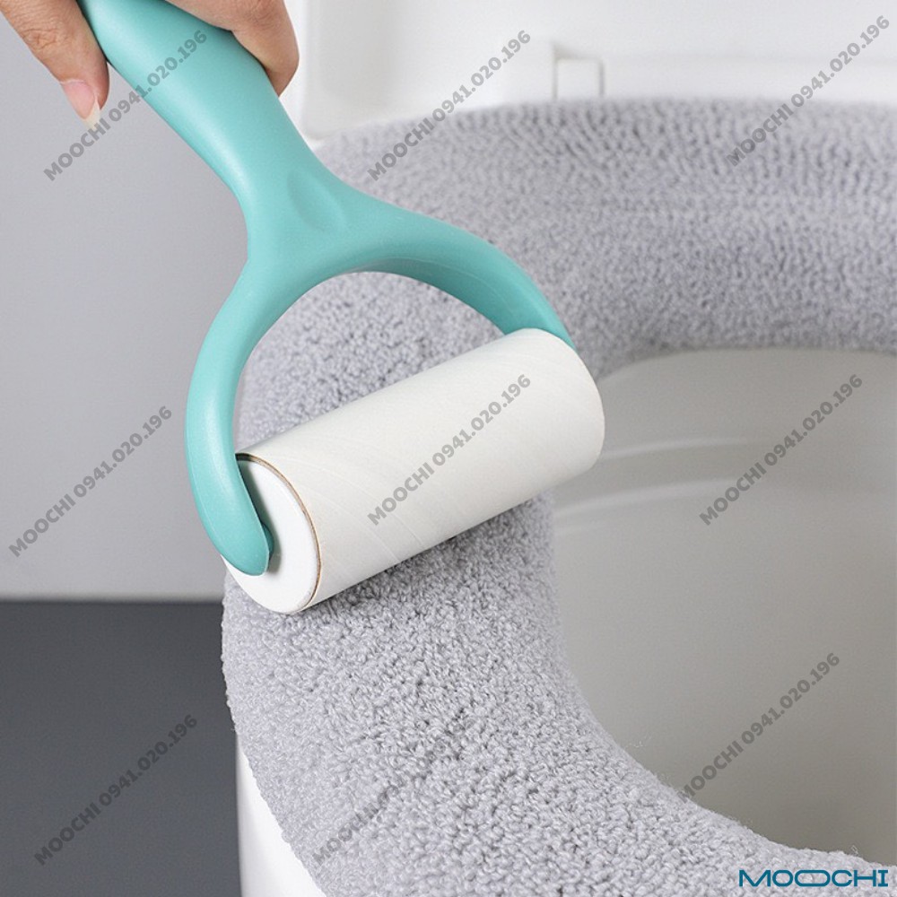 Miếng lót bồn cầu, miếng bọc bệ ngồi toilet giữ ấm vào mùa đông chất liệu len dệt kim thân thiện với da