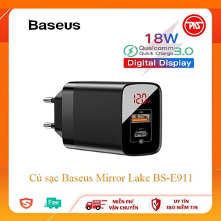 ✔✔củ sạc nhanh baseus mirror lake bs-e911 hỗ trợ usb&typec