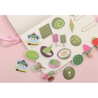 Set 44 hình dán sticker trang trí anime chibi
