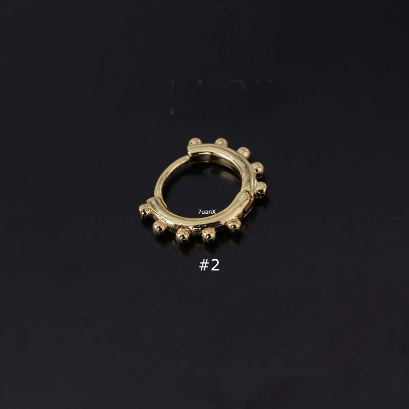 Hoa tai bằng đồng đính đá zircon 9mm