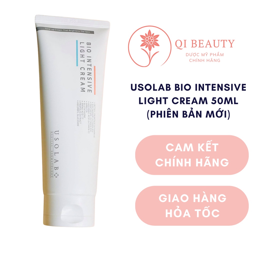 USOLAB Bio Intensive Light Cream 50ml - kem dưỡng body siêu trắng sáng sau 1 tuần