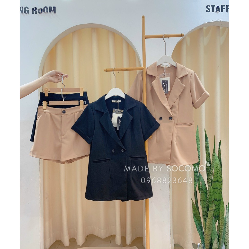 Set vest tay cộc kèm quần sooc - Hàng loại 1, chất đẹp - Giá tốt - 100% ảnh Socomo tự chụp