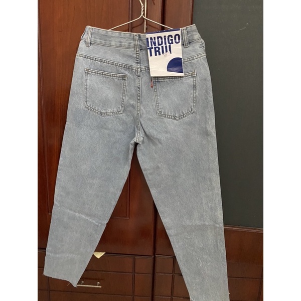 Quần jean nữ cao cấp dáng baggy