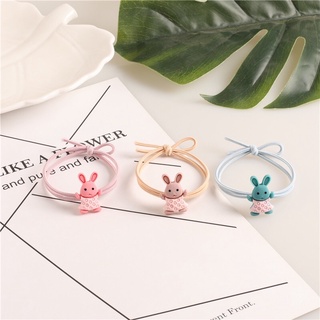 Set 10 Dây buộc tóc thỏ đầm dễ thương