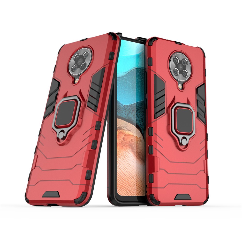 Ốp điện thoại chống sốc cho Xiomi Xiaomi Poco Phone PocoPhone Poco F2 Pro F2Pro phone case anti crack antishock hard case for pocof2pro shockproof armor ring holder TPU PC casing armor anti shock cases back cover with stand