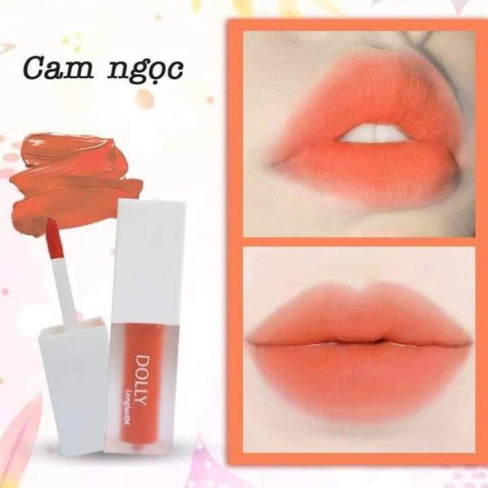 [Cam Ngọc] - Son Kem Lì Dolly Không Chì Hữu Cơ Màu Cam Ngọc Tách Set | BigBuy360 - bigbuy360.vn