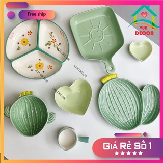 Chén Sứ Bát Ăn Cơm Bộ Bát Đĩa Decor Chén Dĩa Sứ Dễ Thương Cute Cao Cấp V04