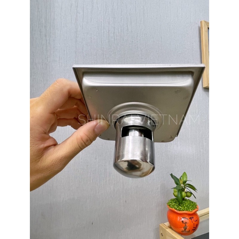 Phễu Thoát Sàn , Thoát Nước Chống Mùi Hôi INOX SUS304 Cao Cấp 11*11CM