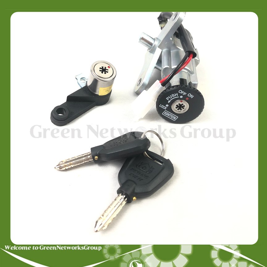 Ổ khóa chống trộm Exciter 135  2006 - 2010 6 cạnh 8 cạnh kèm khóa yên Greennetworks