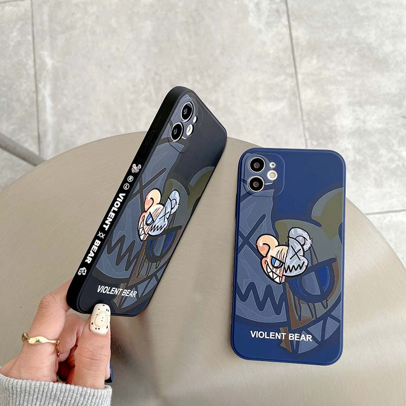 Ốp điện thoại tpu silicon mềm hình gấu thích hợp cho iphone11 12 13 pro max 6 6s 7 8 plus x xs xr xsmax