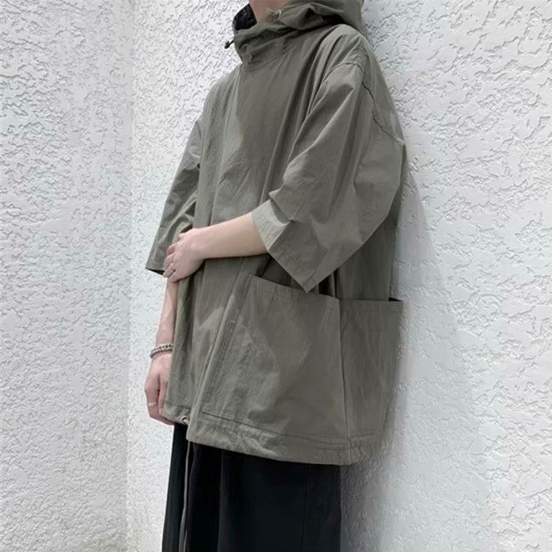Summer fashion solid color hoodie for men hoodie