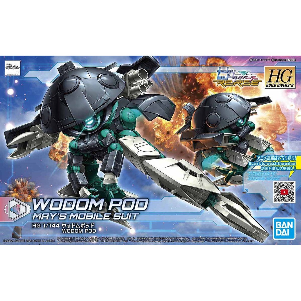 Mô Hình Gundam Bandai HG Wodom Pod 1/144 Build Divers Re RISE [GDB] [BHG]