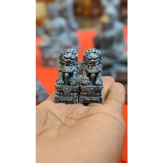 Cặp Sư Tử Đá 3cm ,trang trí tiểu cảnh,non bộ,thủy sinh,hồ bán cạn...