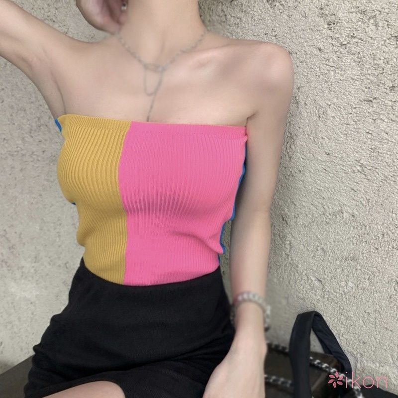 Áo Tank Top Dệt Kim Sát Nách Hở Lưng Thiết Kế Sành Điệu Cho Nữ