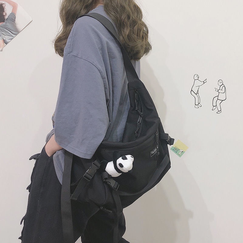 Túi Vải Canvas Đeo Chéo Vai Thời Trang Cá Tính Thoải Mái Cho Nam Mùa Đông