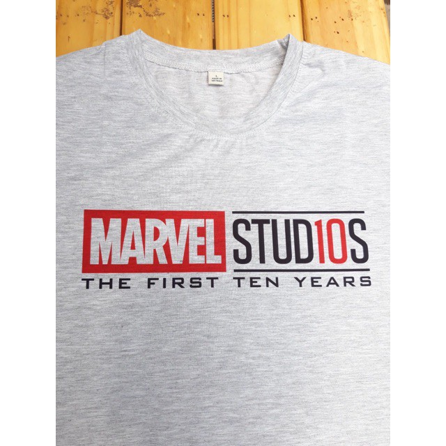 🔥Siêu Rẻ🔥 Áo thun Marvel - Marvel Studios The First 10 Years