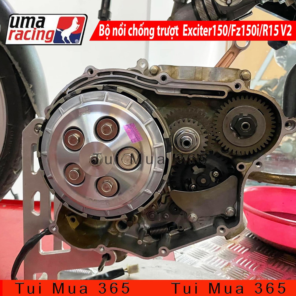 Bộ nồi chống trượt Uma Slipper Clutch cho xe Yamaha Exciter150, Fz150i, R15 V2