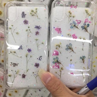 Ốp lưng hoa khô ép