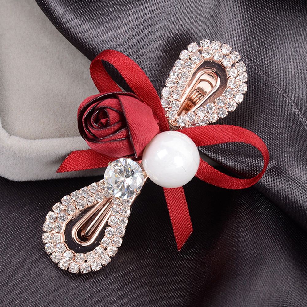 Kẹp tóc ngọc trai thanh lịch