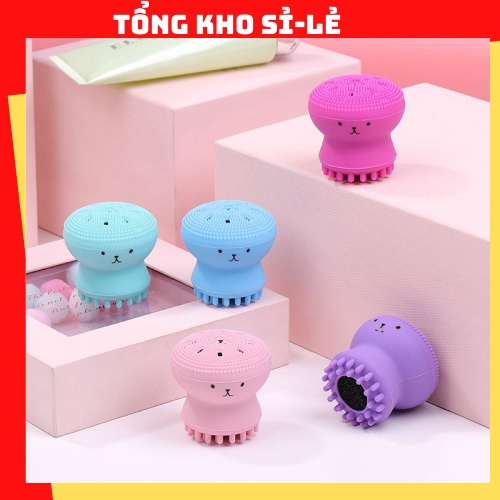 Mút rửa mặt bạch tuộc phong cách Hàn Quốc 1643 tổng kho sỉ vp88