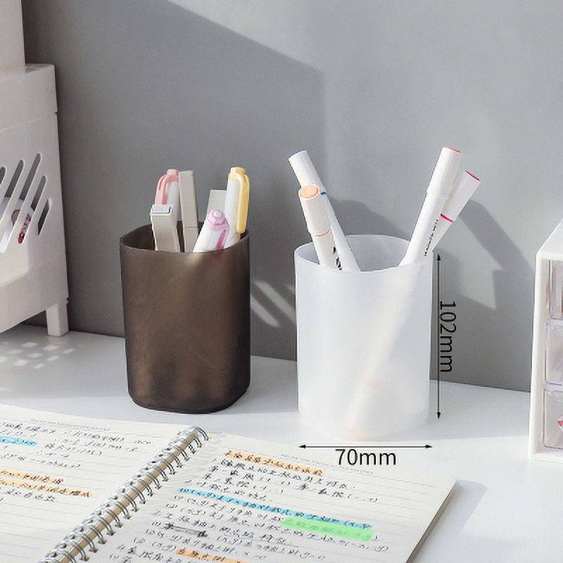 ⭐ iLado ⭐ Hộp bút trong Ống đựng bút thùng đựng hàng trong suốt hộp văn phòng phẩm Đa chức năng nghiêng hộp đựng bút trong s hộp bút trong kệ văn phòng phẩm để bàn kệ đựng văn phòng phẩm hộp nhựa đựng