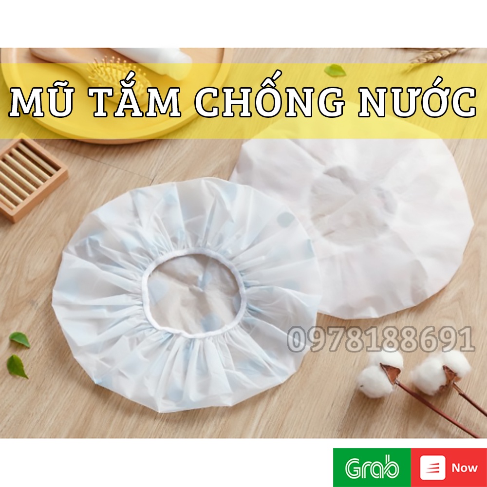 Mũ Tắm Chùm Đầu EVA Ủ Tóc Không Thấm Nước