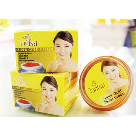 Kem Dưỡng Trắng Da Cao Cấp Face Super Gold Caviar Thái Lan