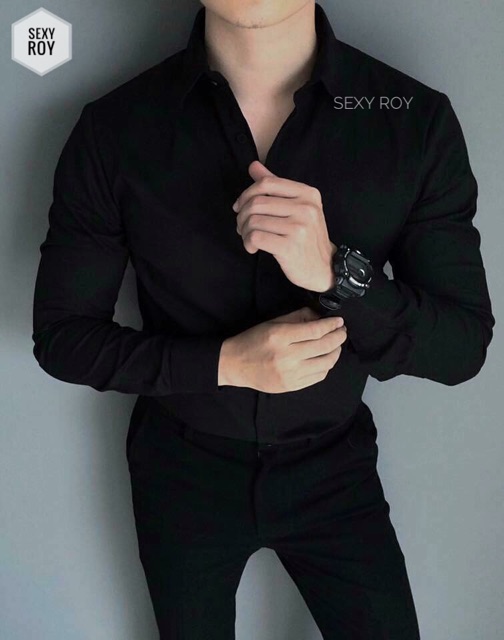  Áo sơ mi lụa hà đông thời trang nam, vải trơn mịn chống nhăn, công nghệ mếch Đức cao cấp | BigBuy360 - bigbuy360.vn