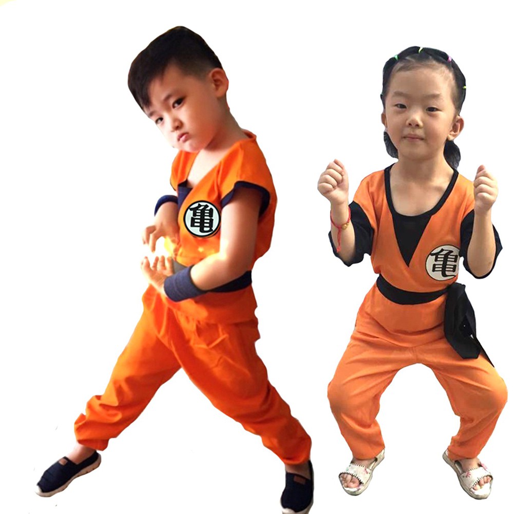 Bộ trang phục hóa trang nhân vật Son Goku trong 7 viên ngọc rồng độc đáo cho bé