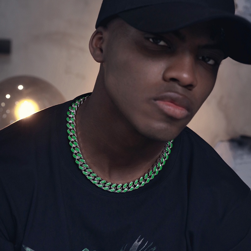 Vòng cổ Choker kiểu dáng Tây phong cách Hip hop