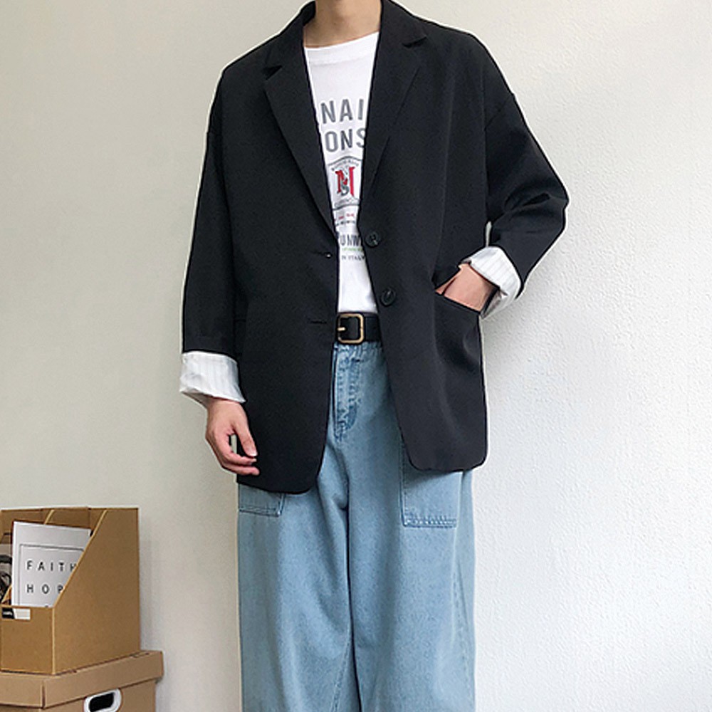 Áo Khoác Blazer Áo Vest 2 lớp Unisex Hàn Quốc - City Cycle | BigBuy360 - bigbuy360.vn