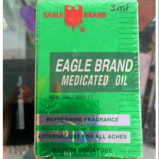 DẦU NƯỚC XANH CON Ó MADE IN SINGAPORE 3ML