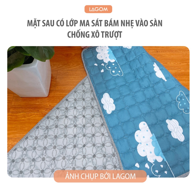 Thảm Ngủ Trưa Văn Phòng Gấp Gọn Cá Nhân, Cotton Trần Bông Dày & Mềm Mại