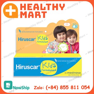 SECRHIRUS Giảm 15% Gel Cải Thiện Sẹo Và Vết Thâm Ngứa Trẻ Em Hiruscar Kids