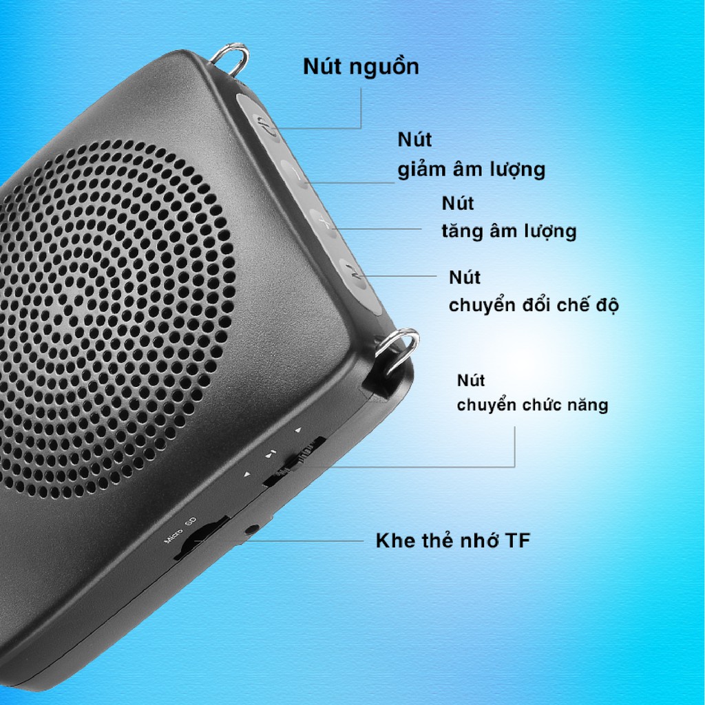 【Chính hãng】Takstar  E128 loa mic Máy trợ giảng, loại có dây, Bluetooth, sạc nhanh, Giáo viên, hướn dẫn viên