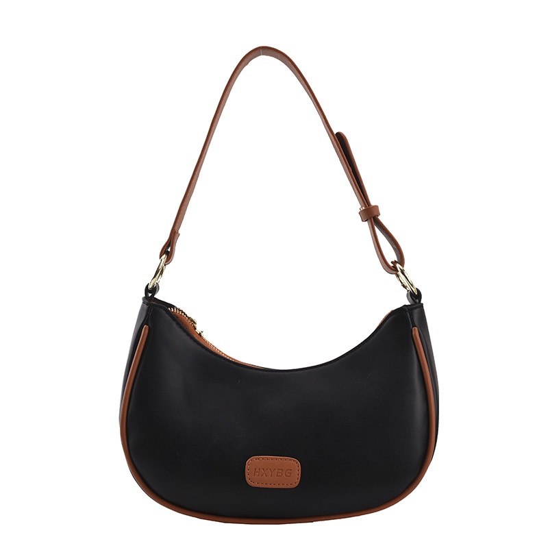 Túi đeo dưới cánh tay Một Bên Vai Màu Tương Phản Thời Trang Hàn Quốc Mới 2022