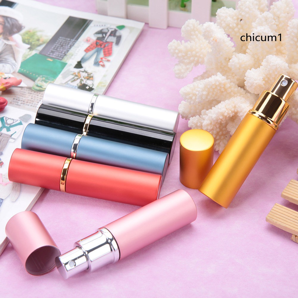 [Hàng mới về] Chai Xịt Nhôm Rỗng 10ml Dùng Để Chiết Nước Hoa Mang Theo Khi Đi Du Lịch