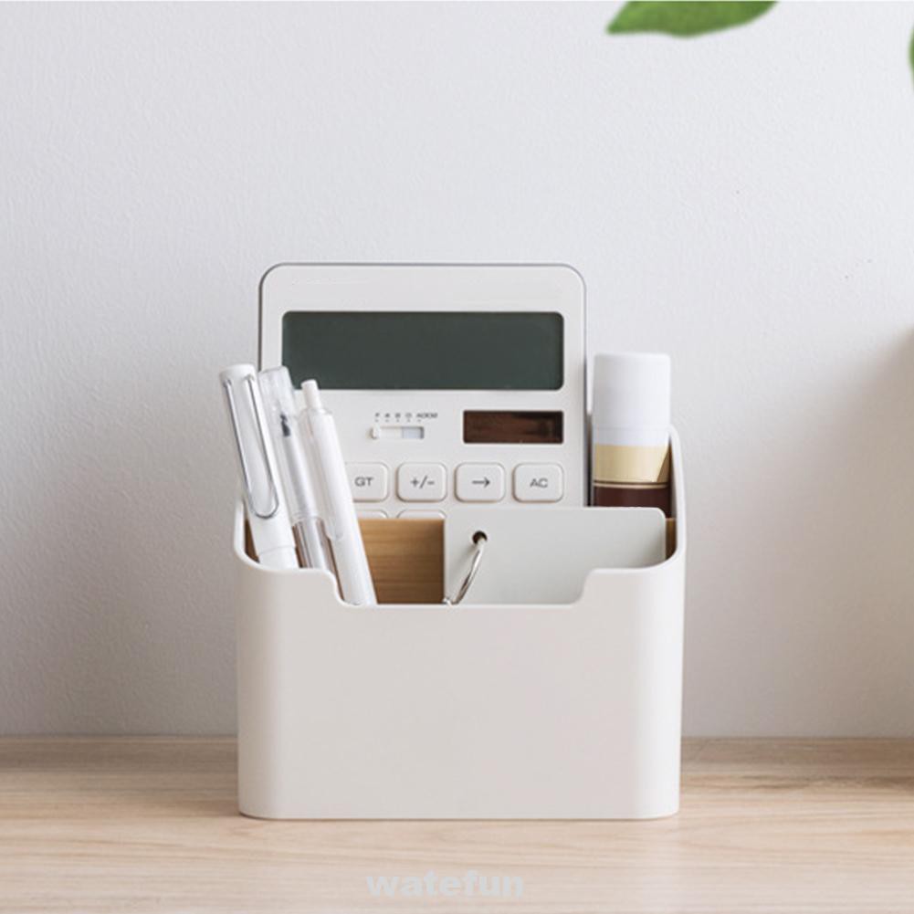 Partition Home Living Room Mobile Phone Coffee Table Remote Controller Desktop Organizer Free Standing Storage Box